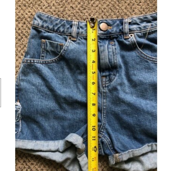 ASOS Tall Womens Jeans Shorts 4 - Picture 10 of 14